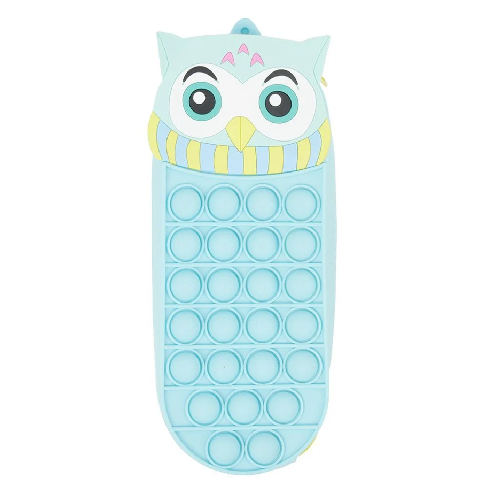 Trousse pop it animaux L22cm