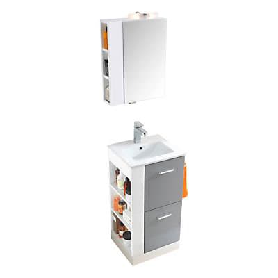 Plan vasque en céramique blanc Cooke & Lewis Waneta 44 cm