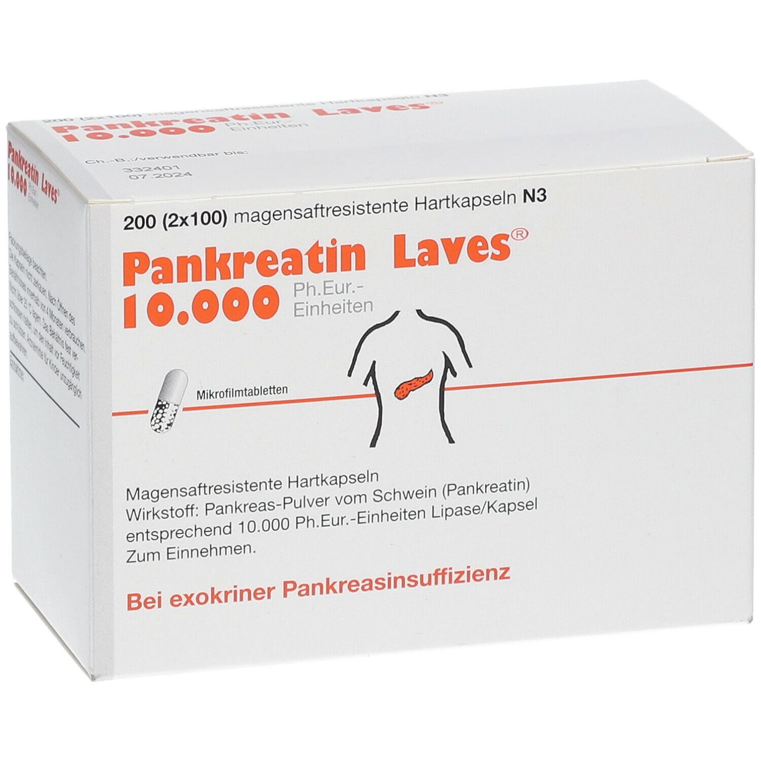 Pankreatin Laves® 10.000 Ph.Eur-Einheiten