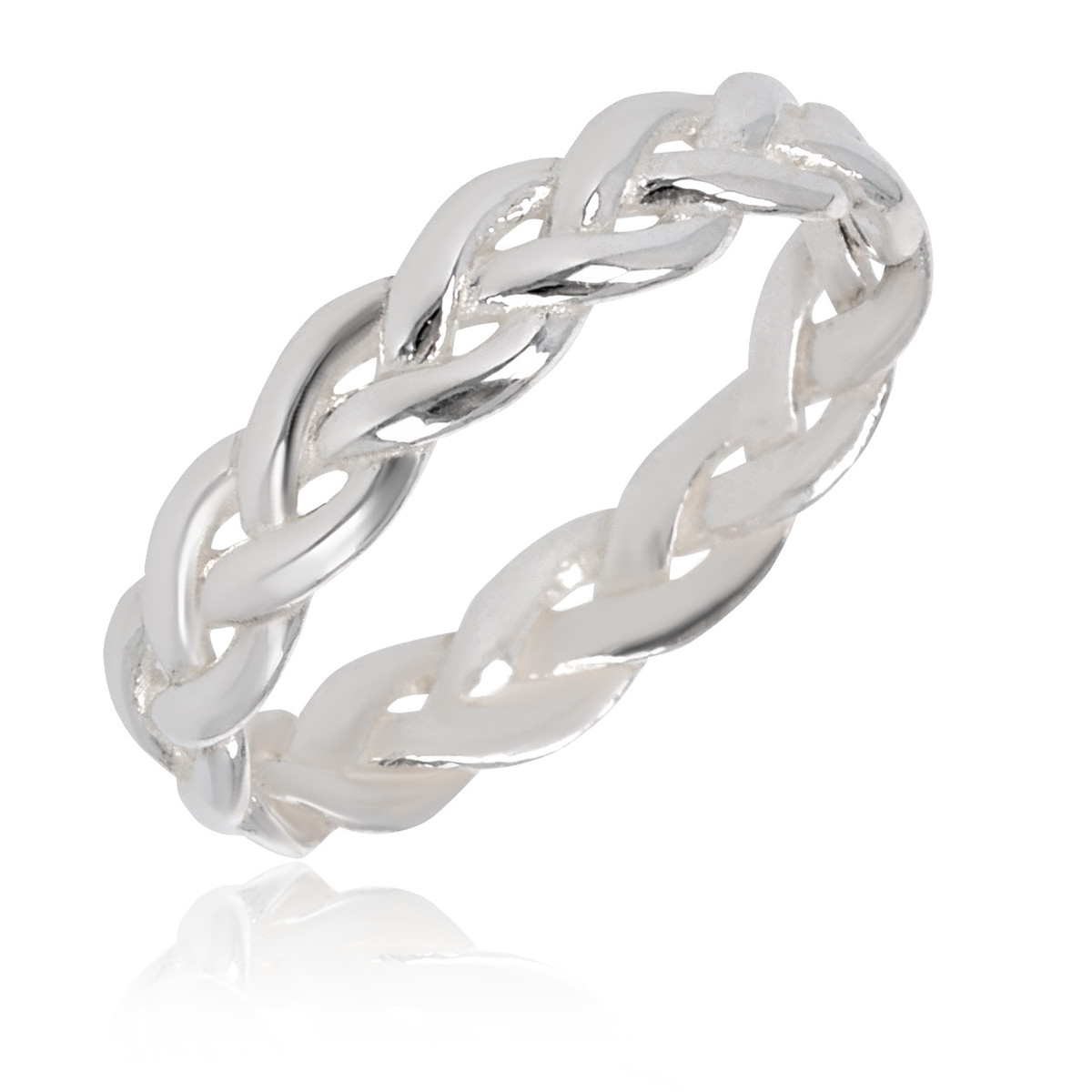 Bague argent rhodié épis