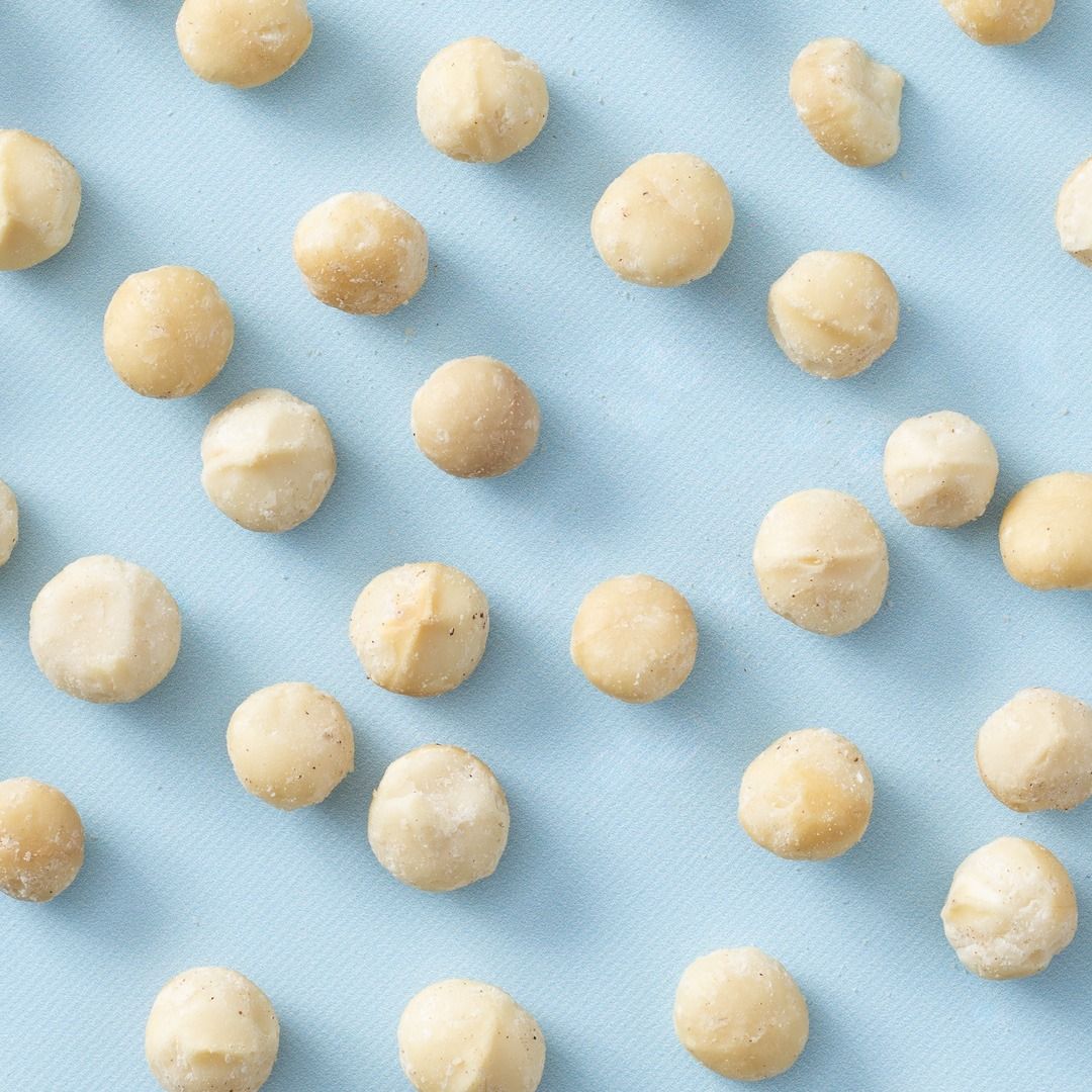 Macadamia noten ongebrand