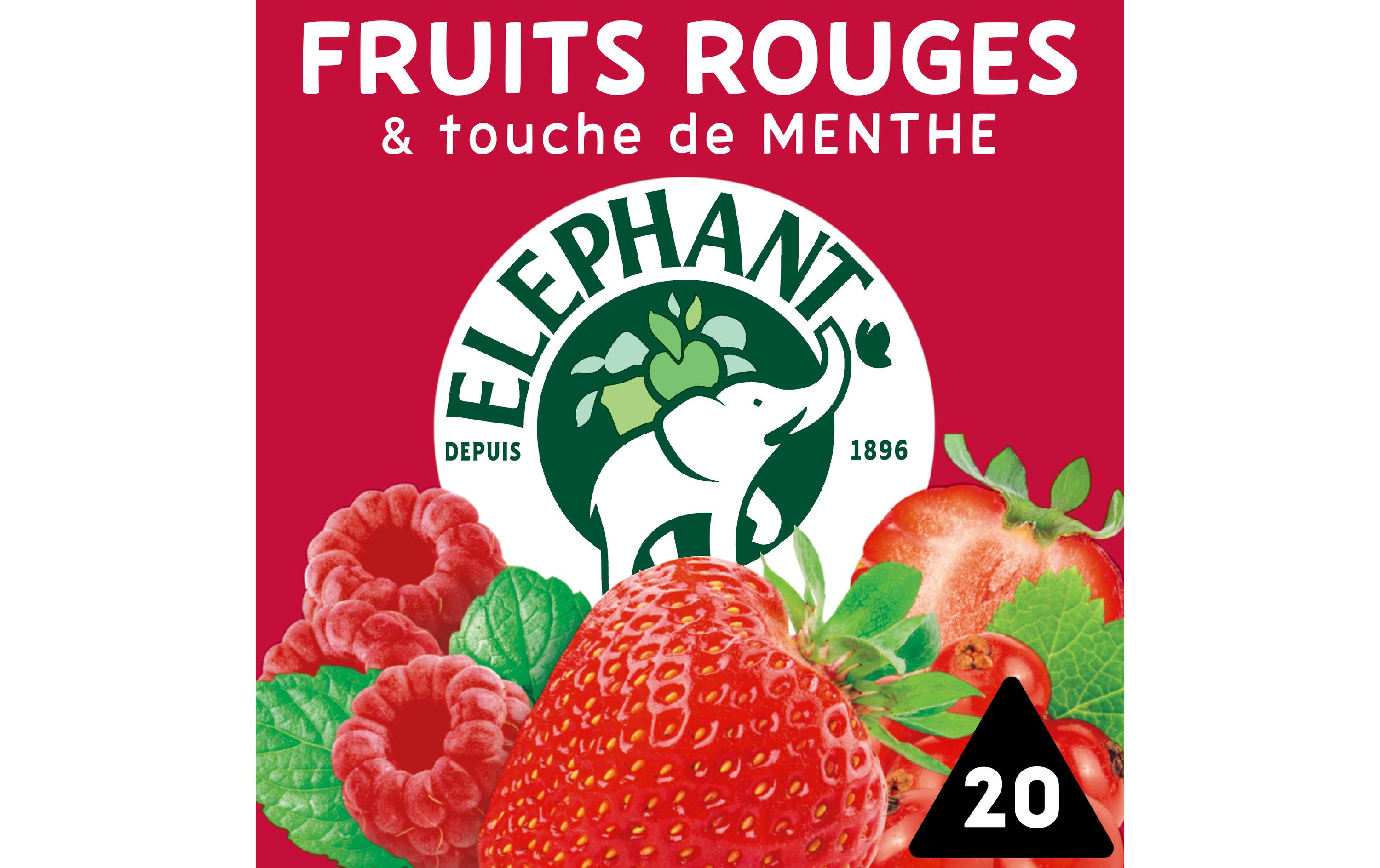Teebeutel Infusion Fruit Rouges 20 StückTee mit roten Früchten
