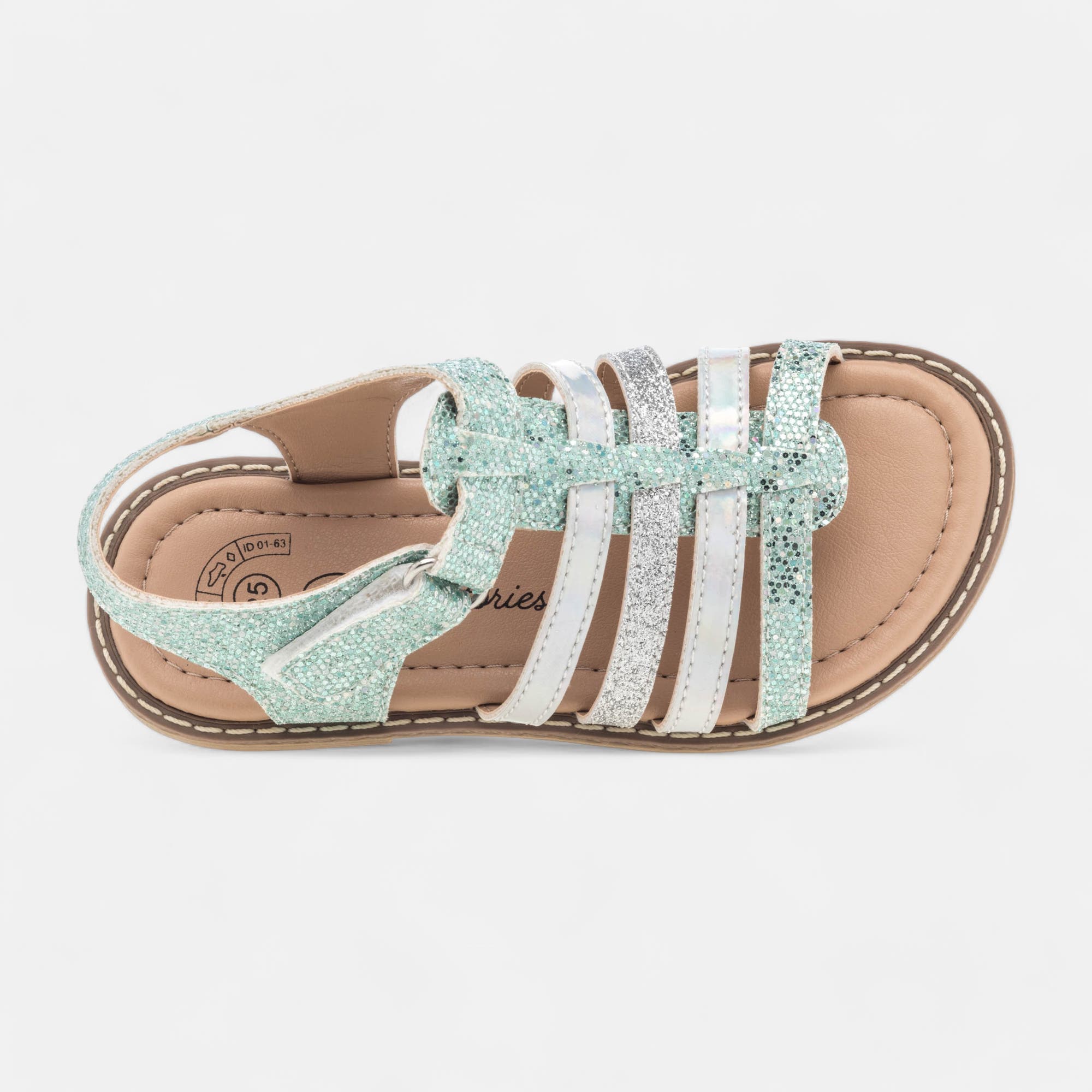 Nu-pieds Fille vert