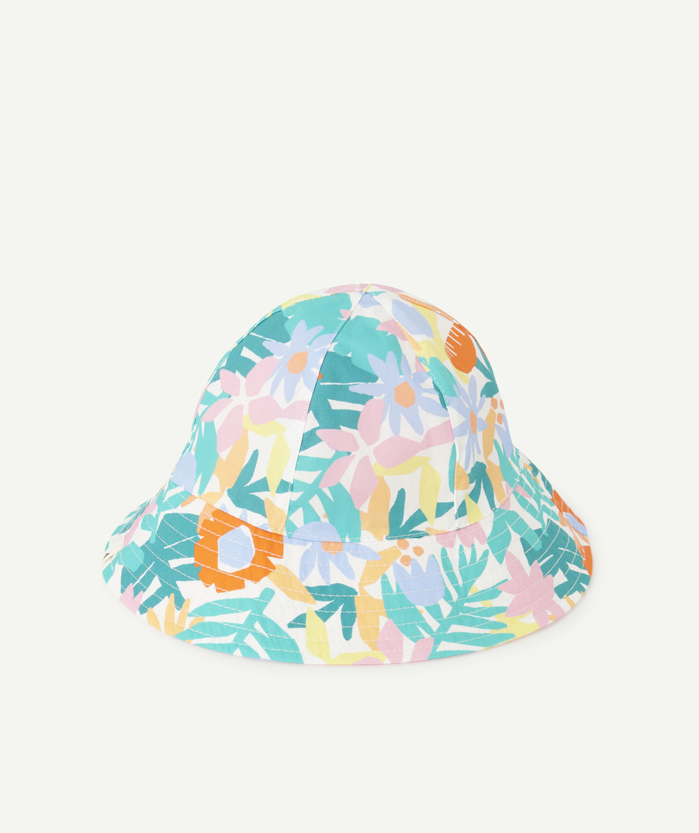 BOB BÉBÉ FILLE AVEC IMPRIMÉ FEUILLE ET PATCH BRODÉ