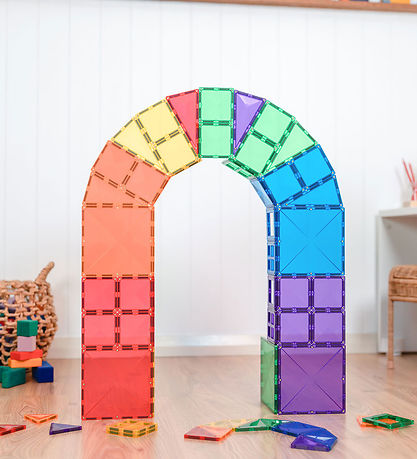 Connetix Magnetset - 60 Teile - Rainbow Starter Packung