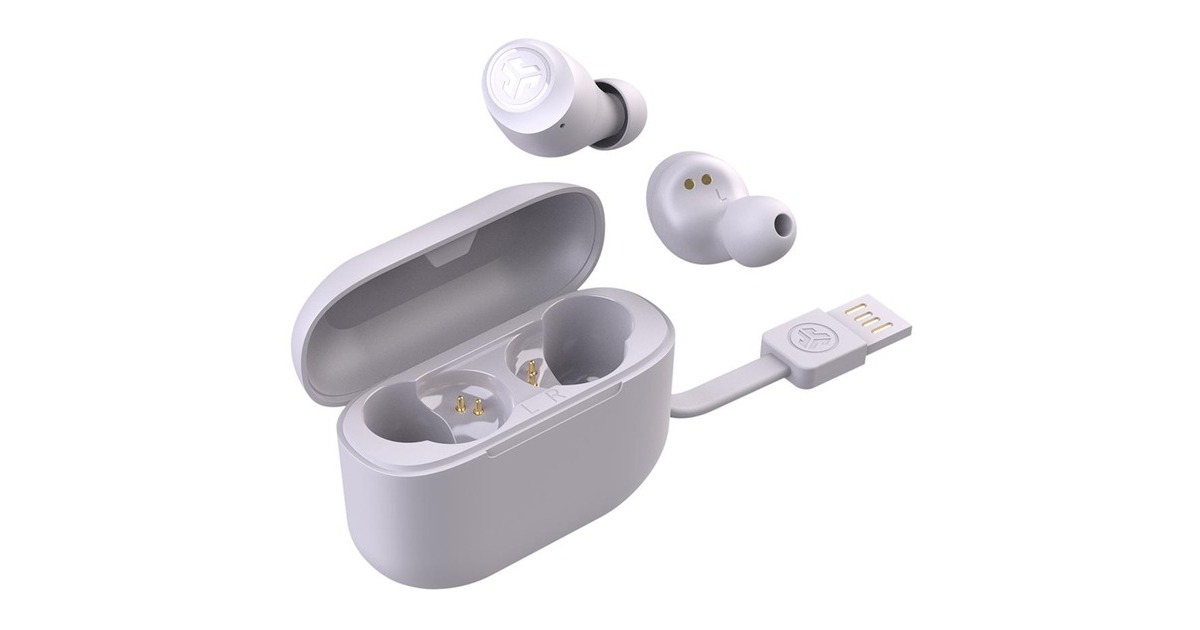JLabGo Air Pop True Wireless headphones in-ear oortjes  (Lila, Bluetooth 5.1)