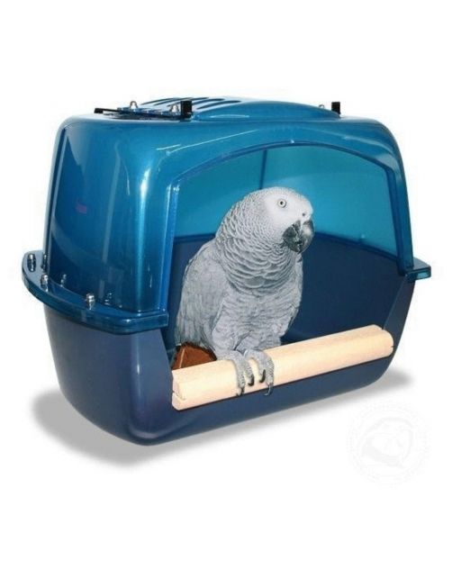 Savic Badhuis Papegaai Splash Giant - Vogelverblijven - 38x24x28 cm Blauw Xl