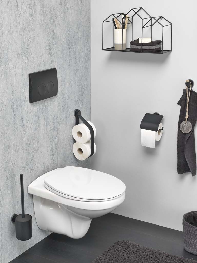Tiger Urban Toiletborstelgarnituur vrijstaand zwart