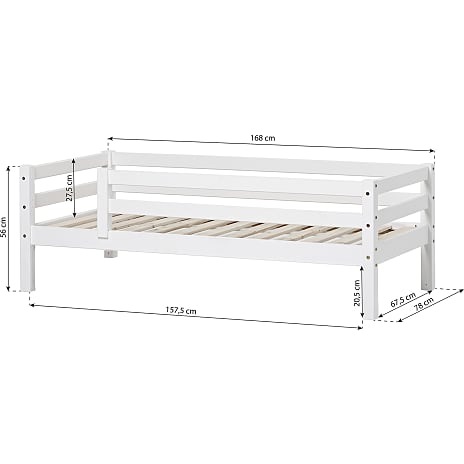 Hoppekids ECO Dream Juniorseng med sengehest 70x160 cm