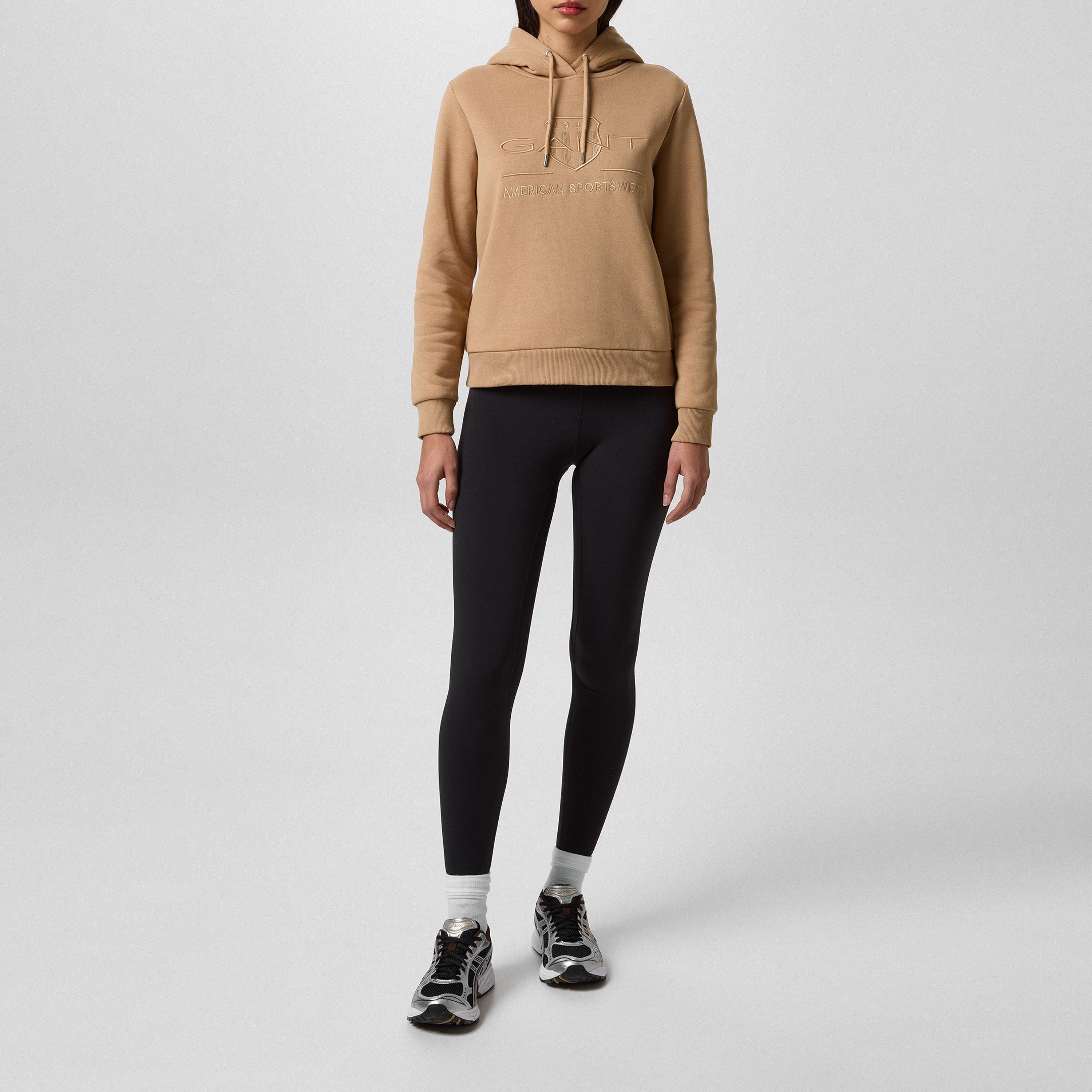 Gant Tonal Logo Archive Shield Hoodie