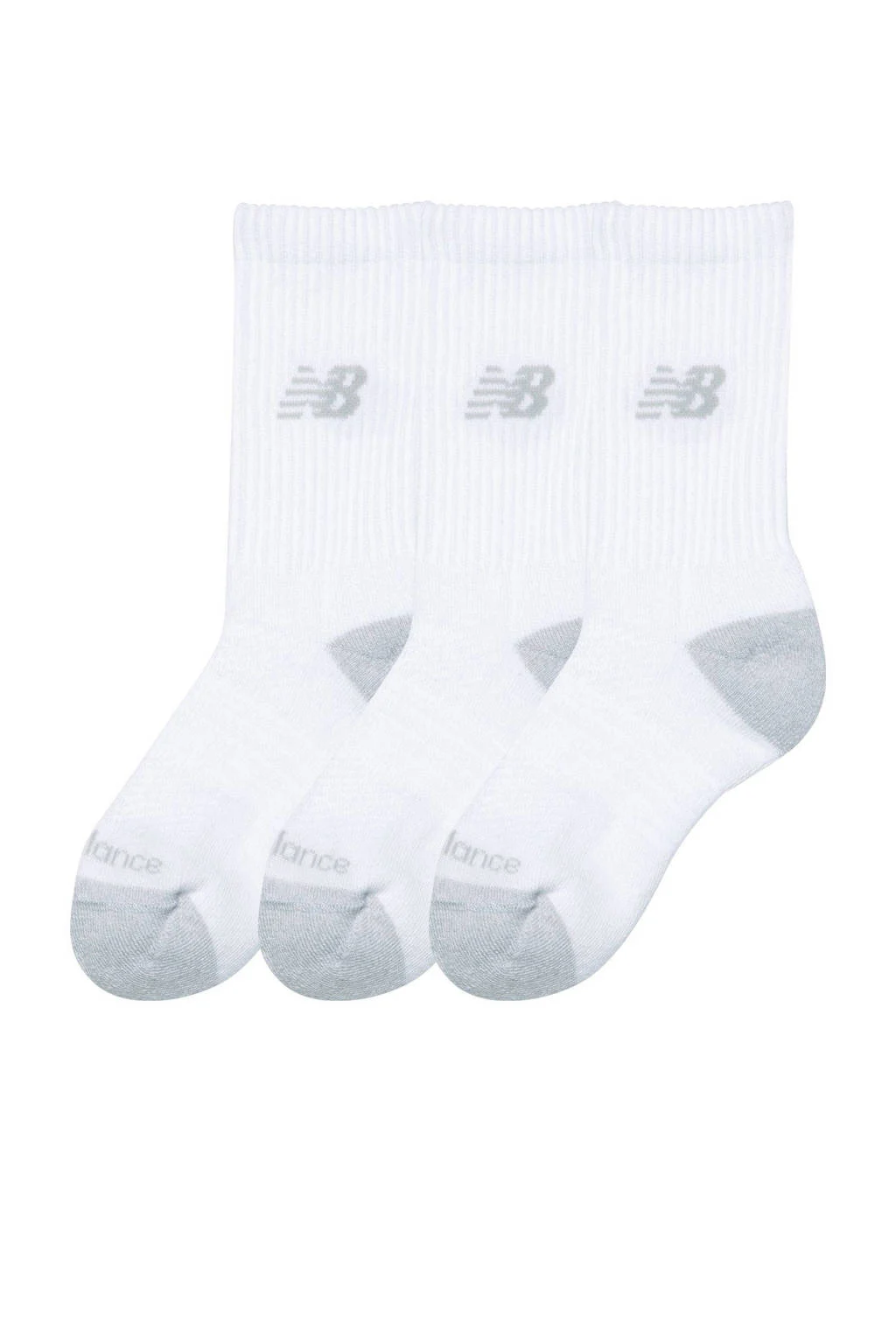 New Balance sokken Active Crew - set van 3 wit