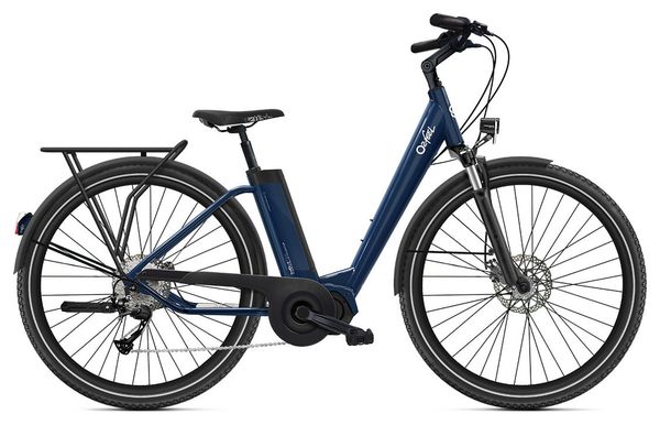 VTC Électrique O2 Feel iVog Explorer Boost Univ 4.1 Shimano Altus 9V 360 Wh 26'' Bleu Boréal