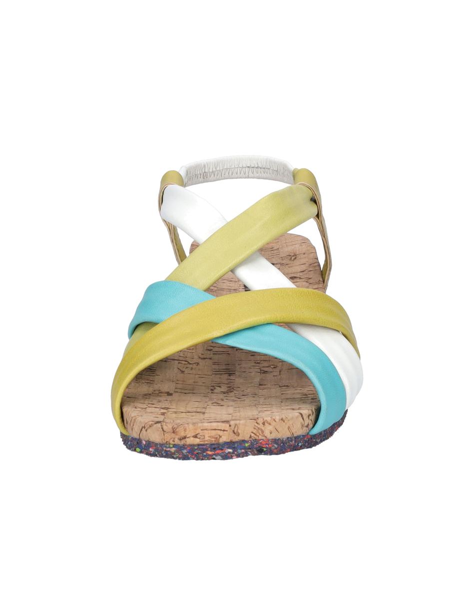 Sandale Henriette 01, gelb-multi