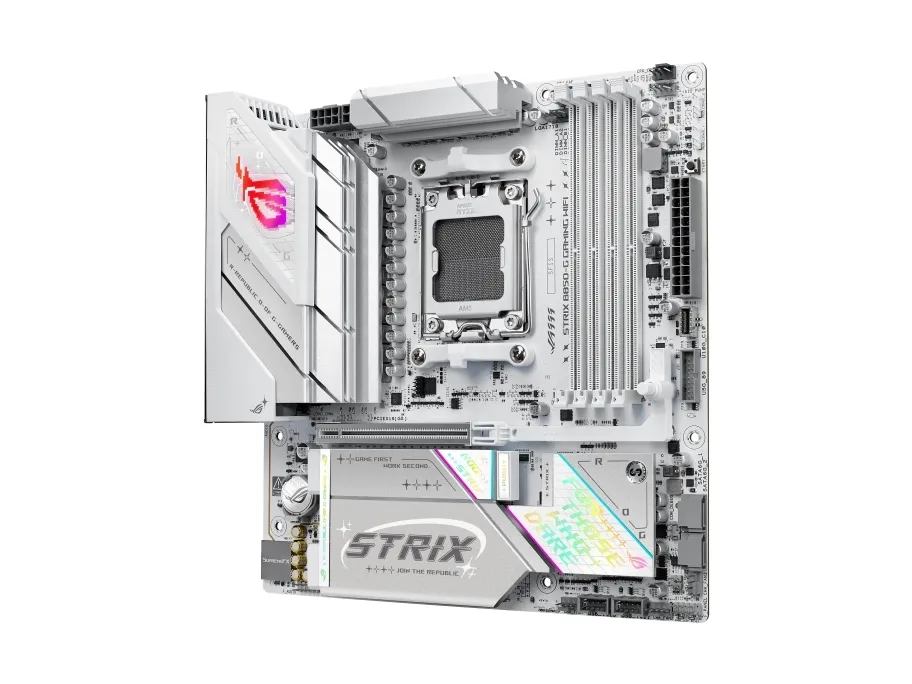 ASUS ROG STRIX B850-G GAMING WIFI, AMD, Sokkel AM5, AMD Ryzen 7000 Series, AMD Ryzen 8000 Series, AMD Ryzen 9000 Series, DDR5-SDRAM, 256 GB, DIMM