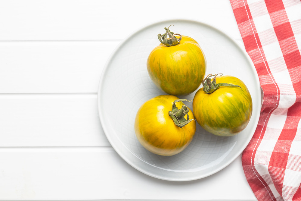 Sachet de graines de tomates green zebra - sachet de 0,2 grammes - petite entreprise française - made in france