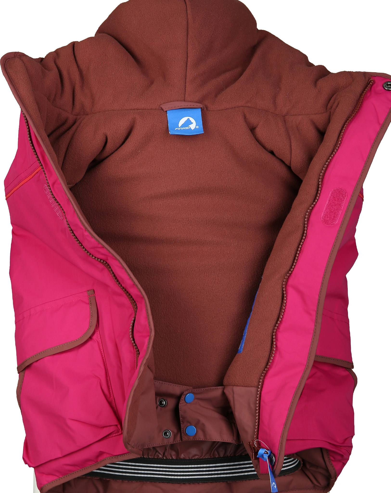 Winterparka TALVI SPORT mit Schneefang in raspberry/sable