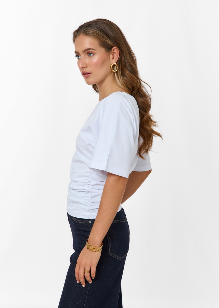 Fleur t-shirt wit