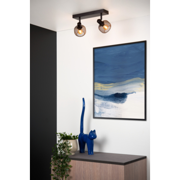 Lucide Maren plafondspot zwart 31 cm