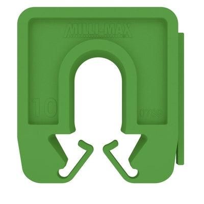 Milli-Max Uitvulplaatjes 10 mm groen VE=40 - 07890621