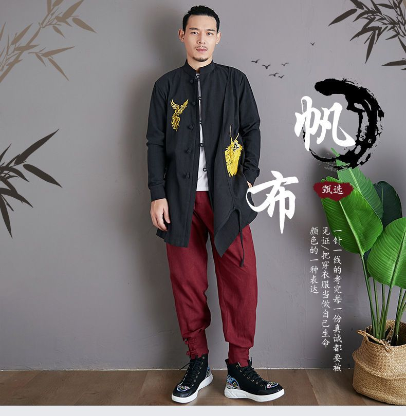 Sparrow Farm - Geborduurde canvas hoge sneakers