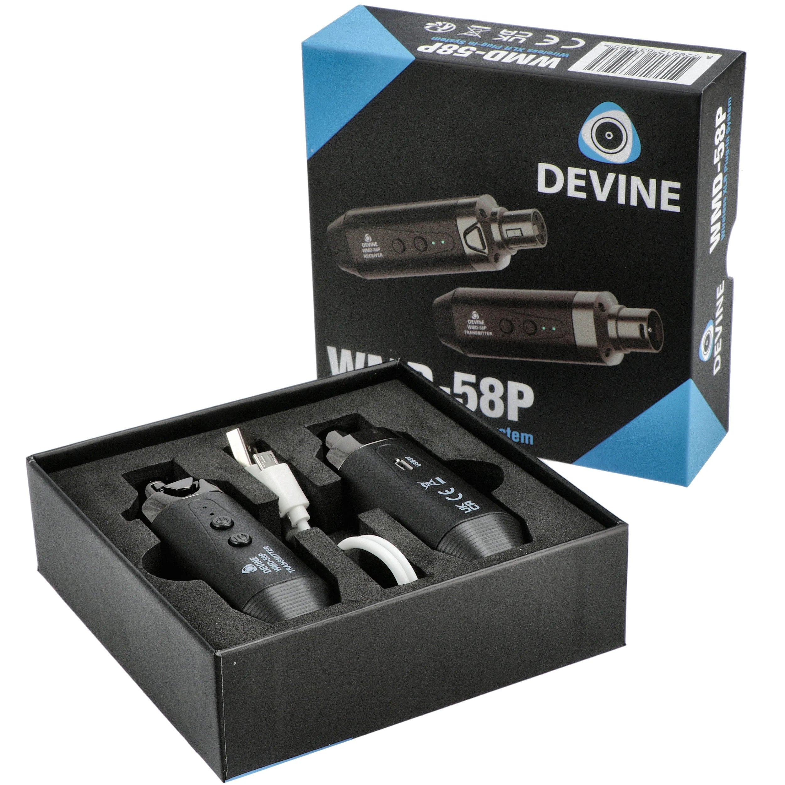 Devine Axeo 10A mobiele speaker-kit met draadloze microfoon en tassen/hoezen