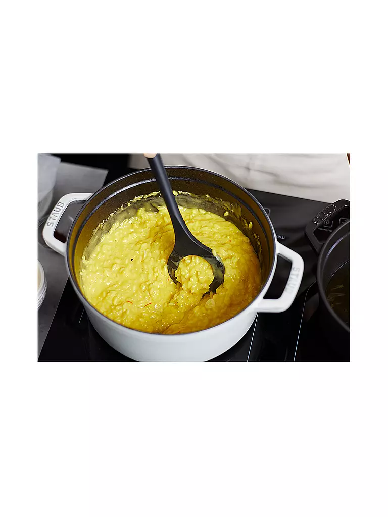 STAUB Kochlöffel 31cm Akazie / Silikon braun