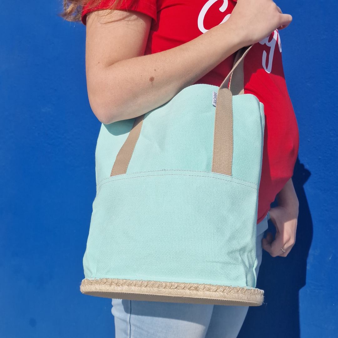 Sac espadrille Bleu lagon