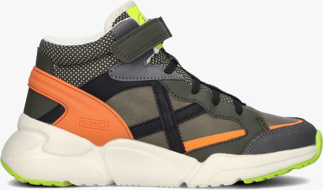 MUNICH groene munich hoge sneaker mini track boot