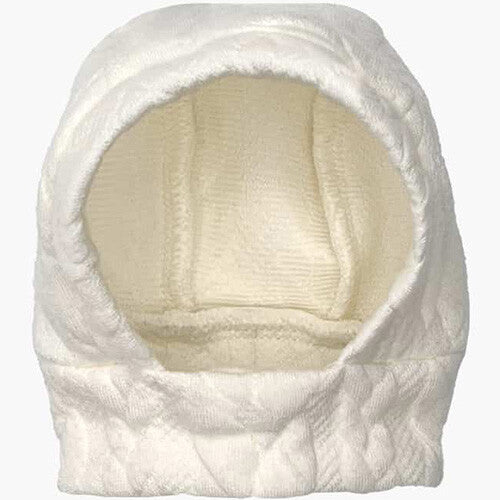 Minikane poppenbivakmuts - ecru jacquard - 28 cm