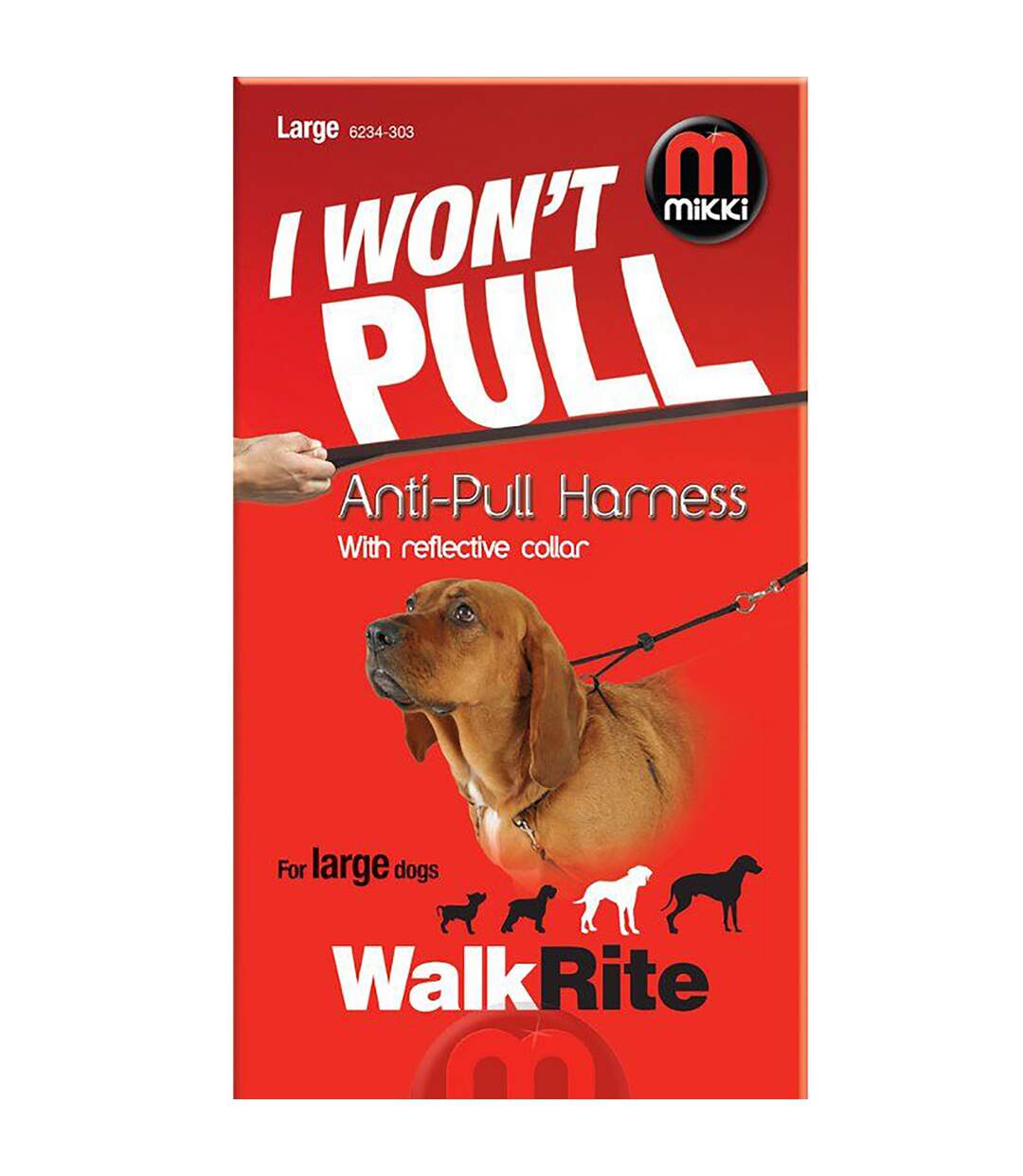 Mikki - Harnais pour chiens (Noir) (M) - UTBT1631