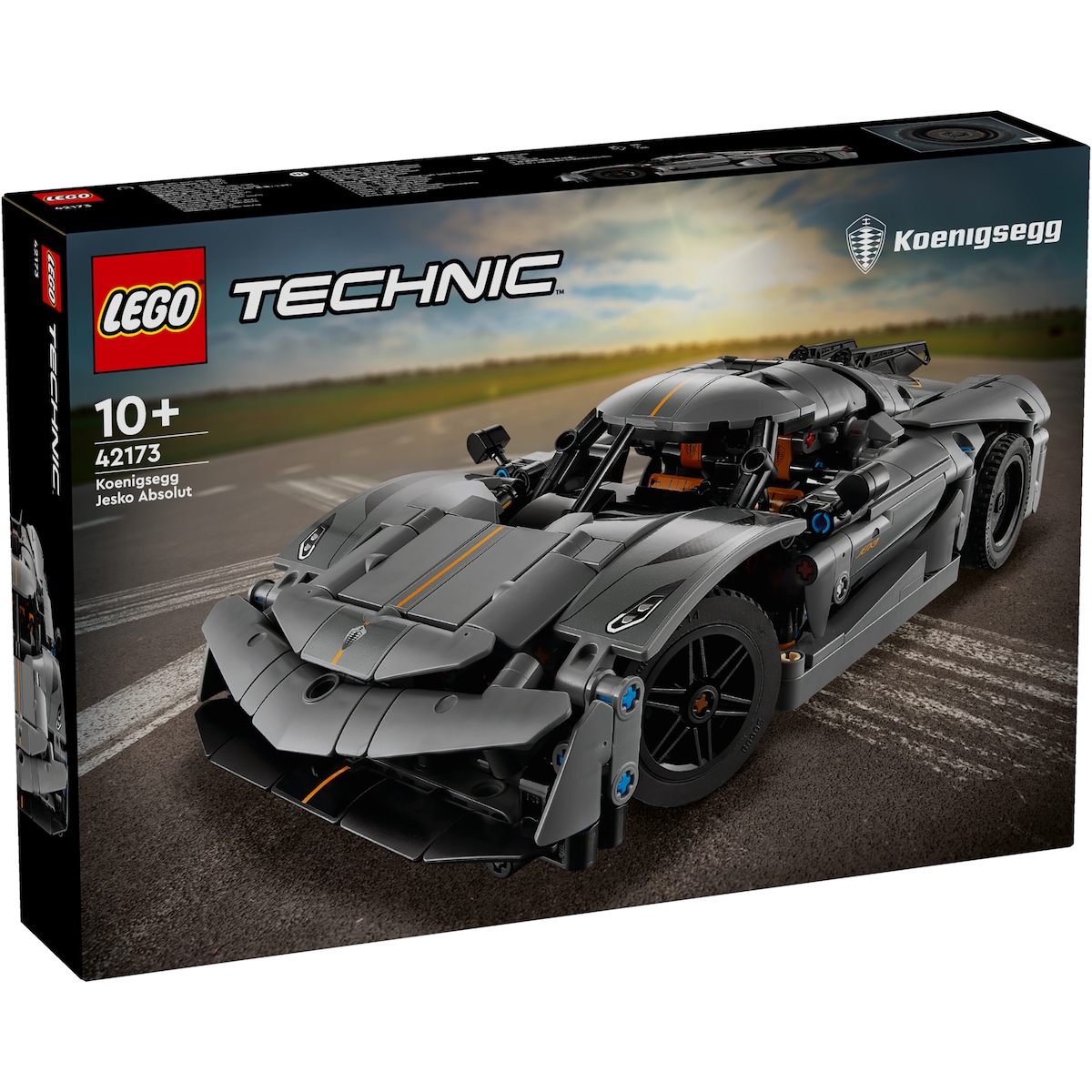 LEGO Technic Koenigsegg Jesko Absolut Gray Hypercar - 42173