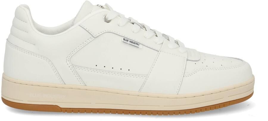 Blue Industry Sunday Cup leren sneakers wit