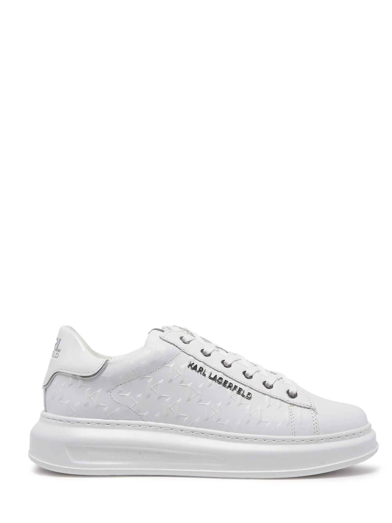 Sneakers Kapri Monogram en cuir KARL LAGERFELD