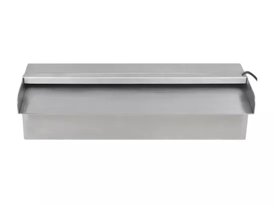 Fontaine rectangulaire de piscine avec LED Inox 30cm