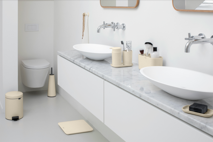 ReNew Toiletborstel met houder - Soft Beige