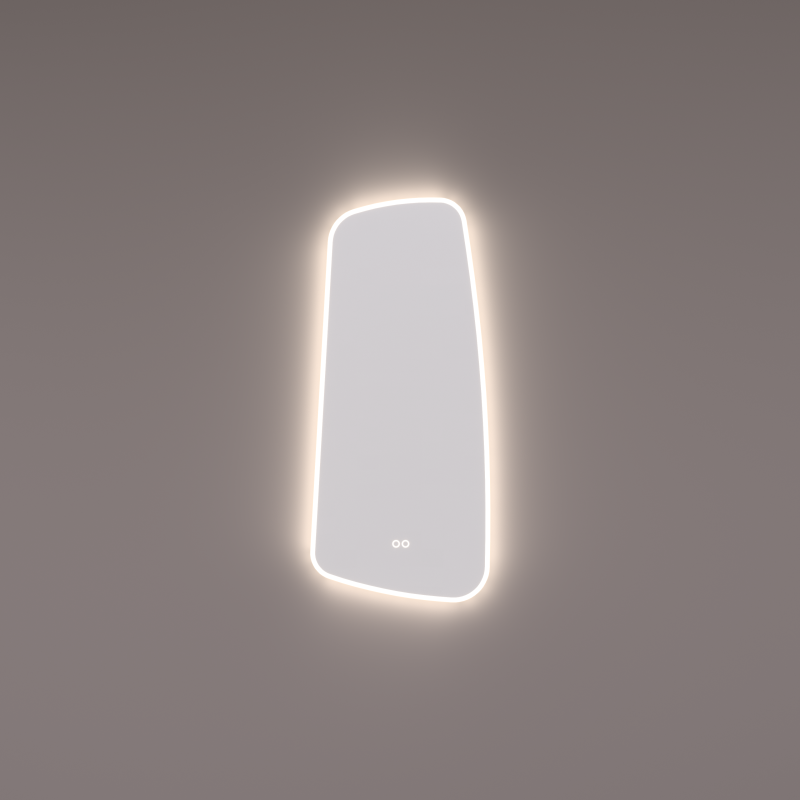 Hipp Design 13950 toiletspiegel 40x90cm met LED en spiegelverwarming