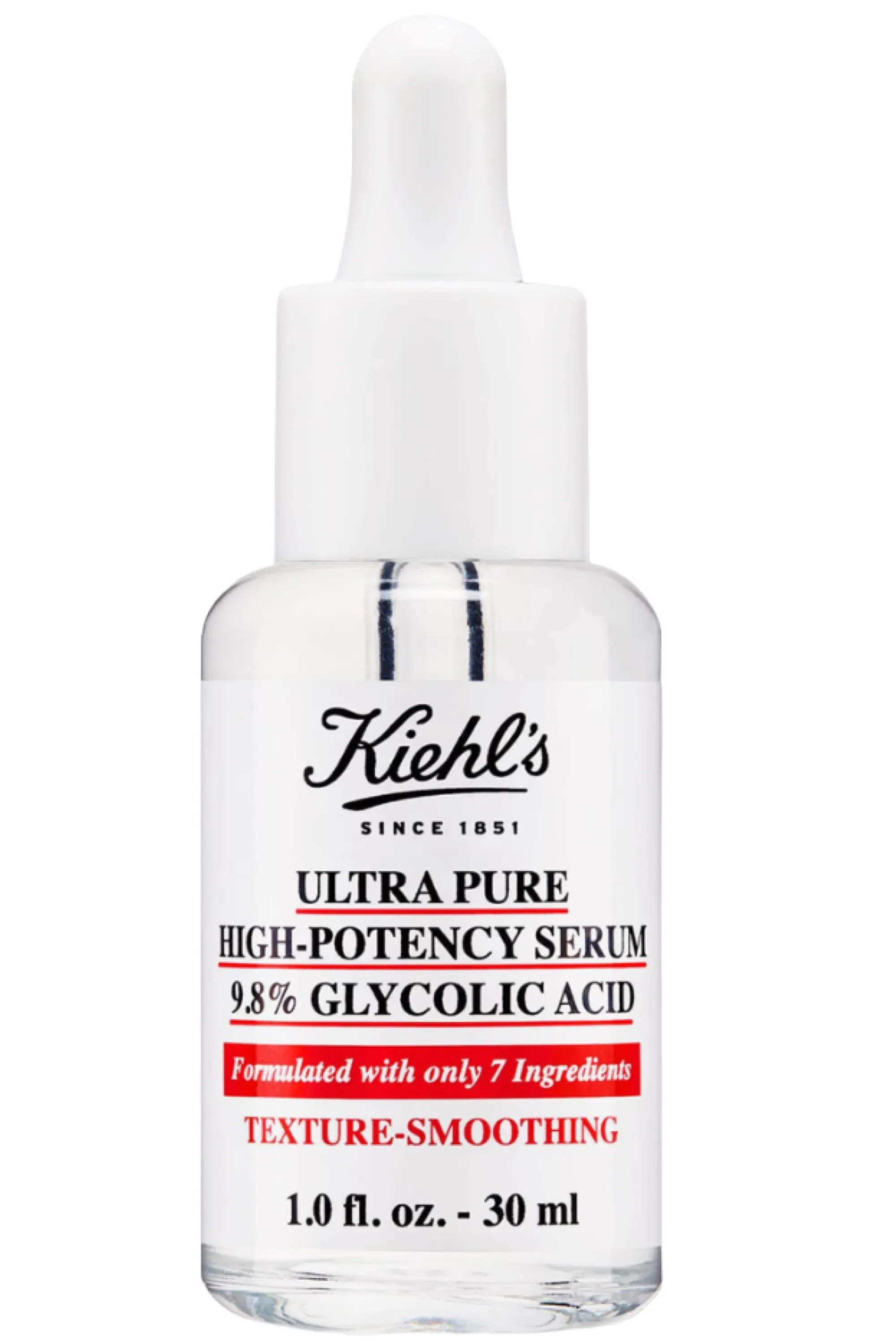Kiehl's Sérum Ultra Pur Haute Performance avec 9,8% d’Acide Glycolique-30 ml