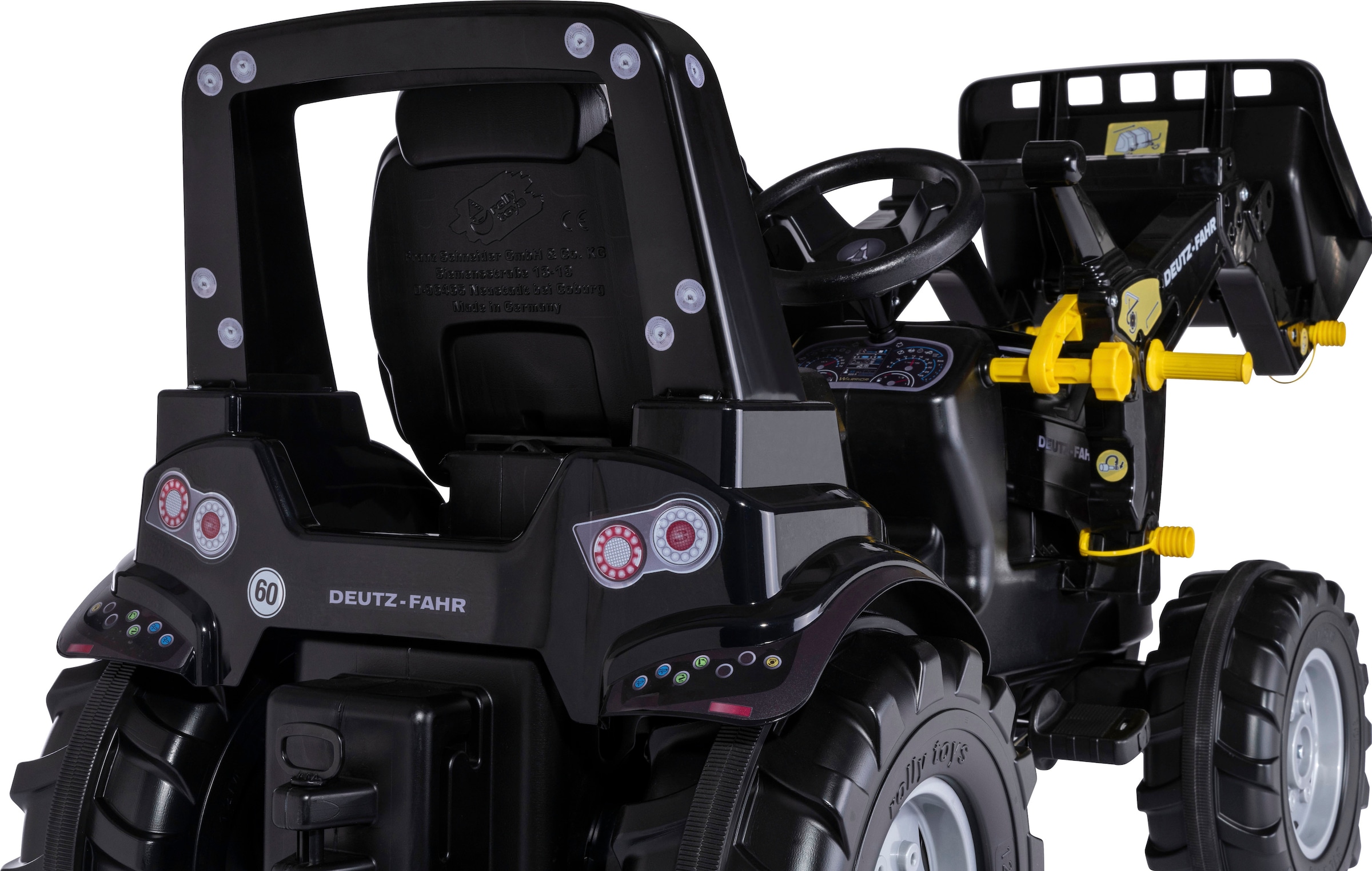rolly toys® Trettraktor »rollyFarmtrac Premium II DF 8280 TTV Warrior« mit Frontlader, BxTxH: 150x54x75 cm