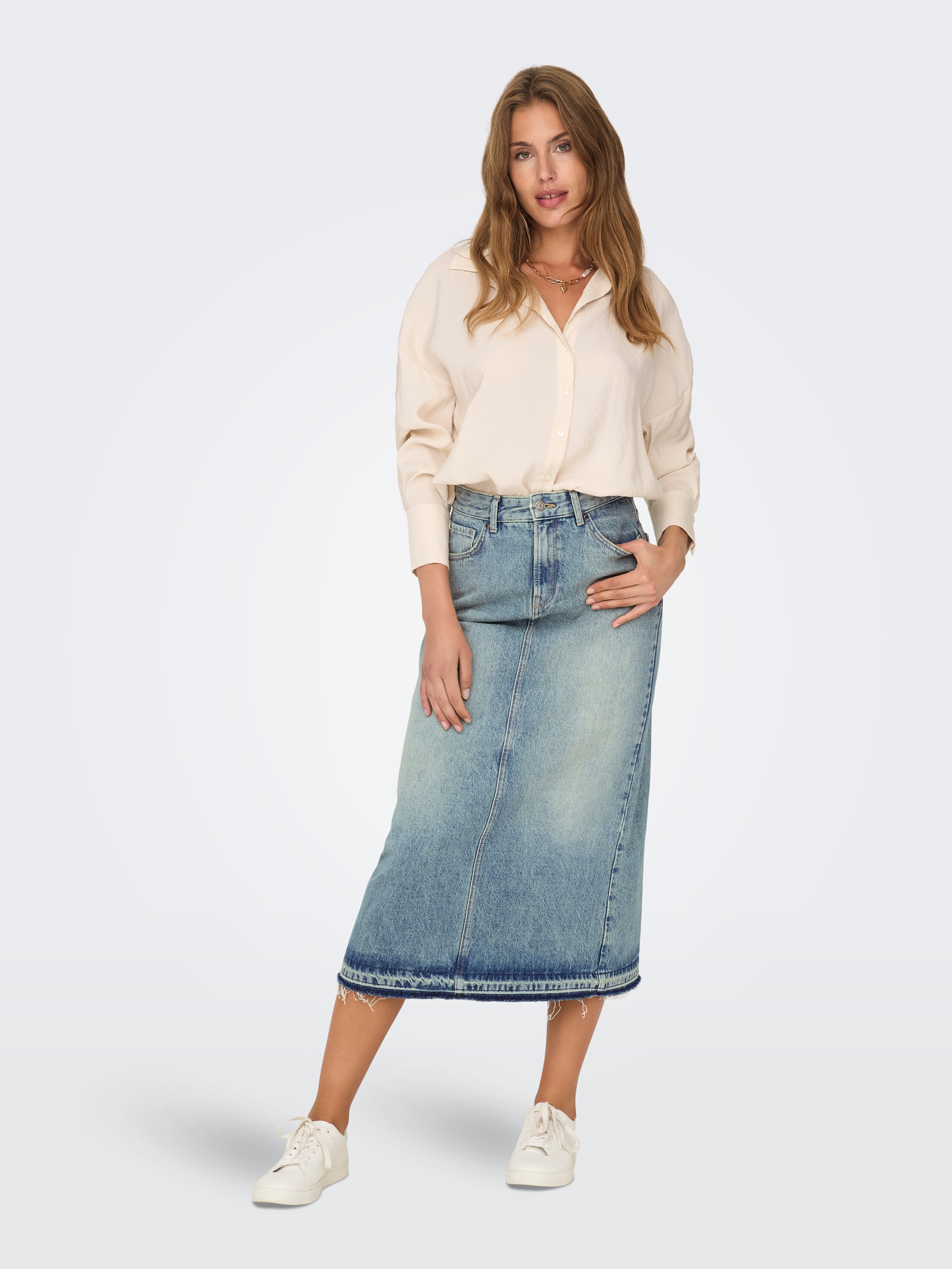 ONLNELIA Jeansrock Medium Blue Denim