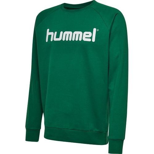 Hummel Go Cotton Logo Sweat - Vert Enfant