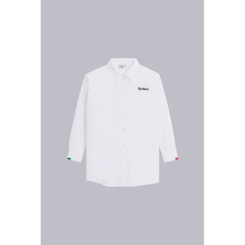 KICK DRESS BLANCHE CHEMISE MANCHES LONGUES Polyester Femme