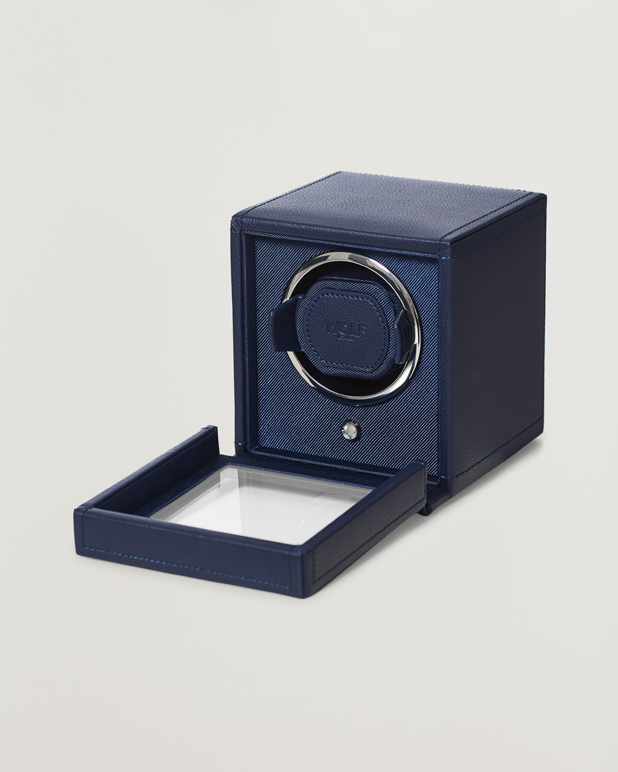 WOLF Cub Single Winder With Cover Navy