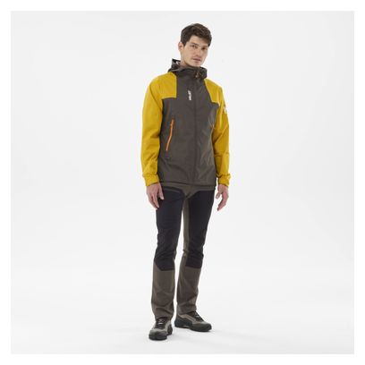 Veste Imperméable Millet Fitz Roy Khaki/Jaune