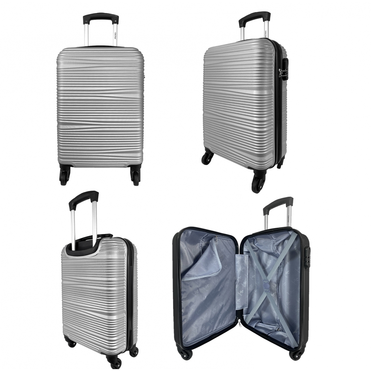Cactus Lot 3 valises dont 1 valise cabine rigides Cactus ABS
