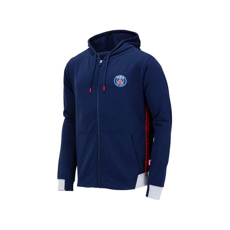 Sweat-shirt zip à capuche Supporter PSG