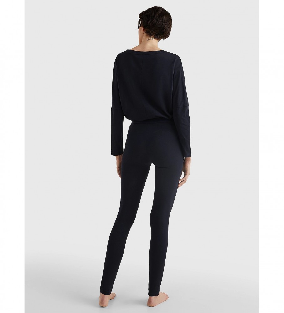 Legging Tommy Hilfiger com logo na cintura, azul marinho