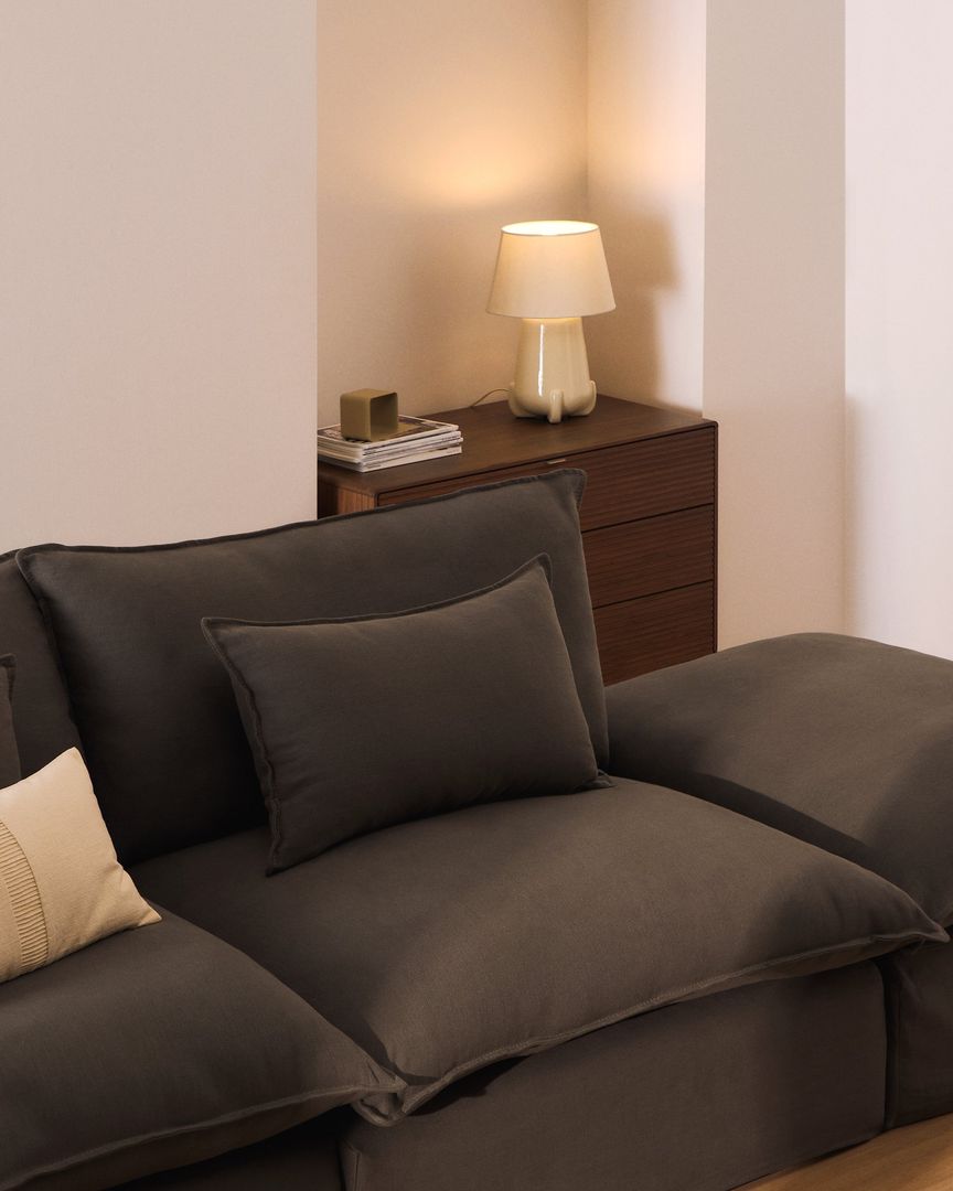 Kave Home Anarela Taupe Hoekbank