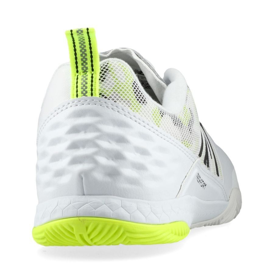 New Balance Audazo V6 Pro IN - Blanc/Jaune Fluo
