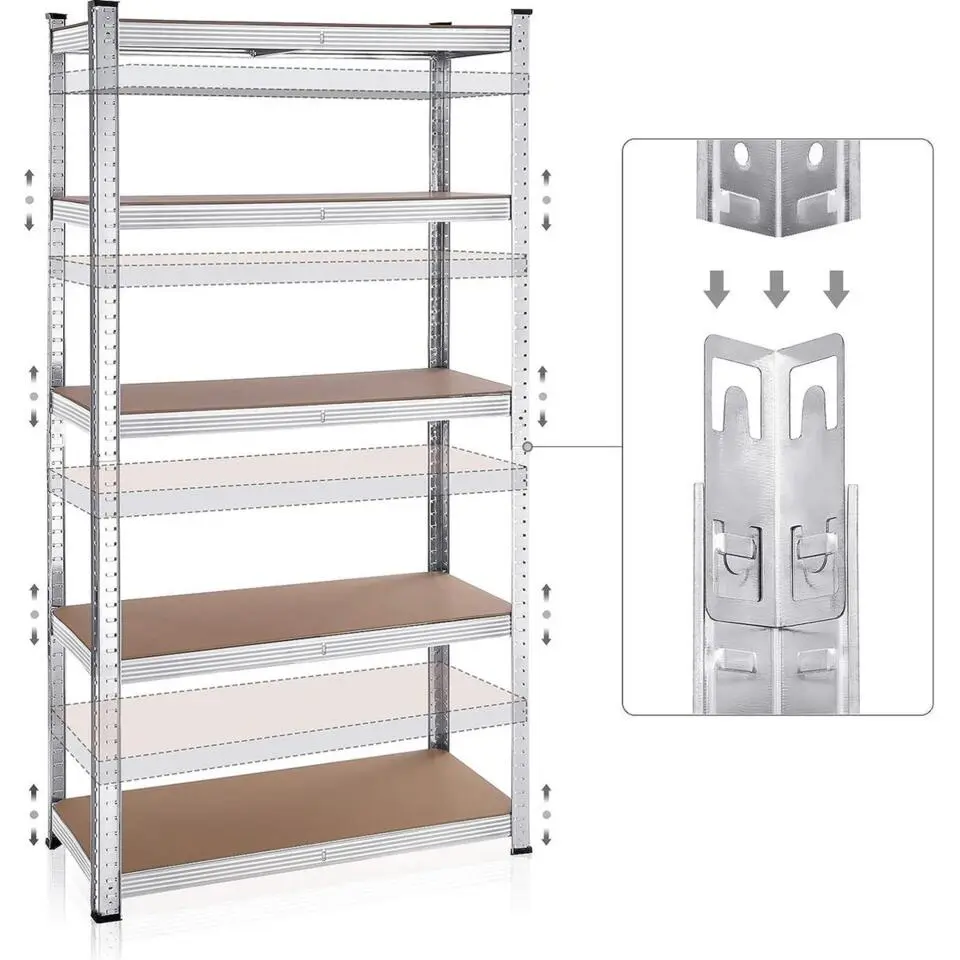 Bobbel Home Stellingkasten Set van 2 Zilver