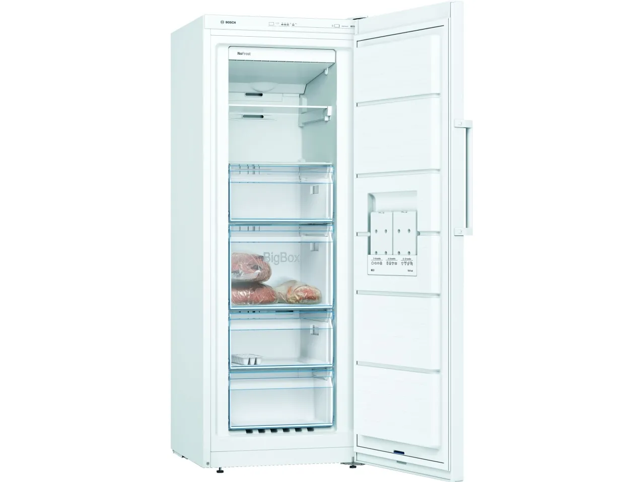 Bosch Serie | 4 GSN29VWEP - Fryser - stående - bredde: 60 cm - dybde: 65 cm - højde: 161 cm - 200 liter - Klasse E - hvid